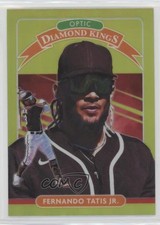2020 Donruss Optic Diamond Kings Retail Lime Green Prizm Fernando Tatis Jr a3i