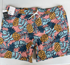 XXL Original Use 7" Inseam Swim Trunks Shorts Men's Size Pineapple 2XL