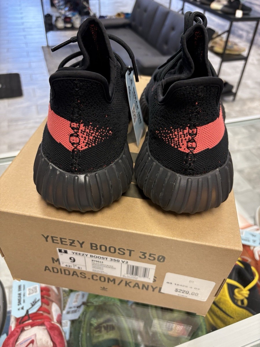Size 9 - adidas Yeezy Boost 350 V2 Low Red Stripe 190308887196| eBay