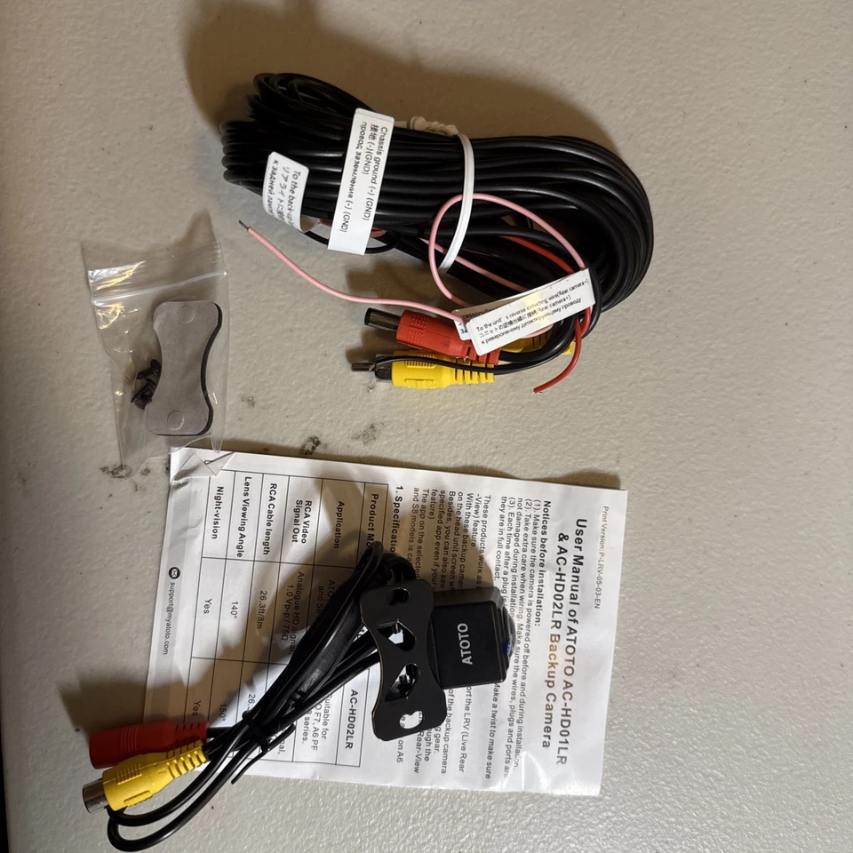 ATOTO AC-HD01LR 720P Rearview Camera with Live Rearview， Brand New - Image 2 of 2