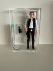 Star Wars Han Solo 1977 Vintage Action Figure HK Small Head Graded AFA 85