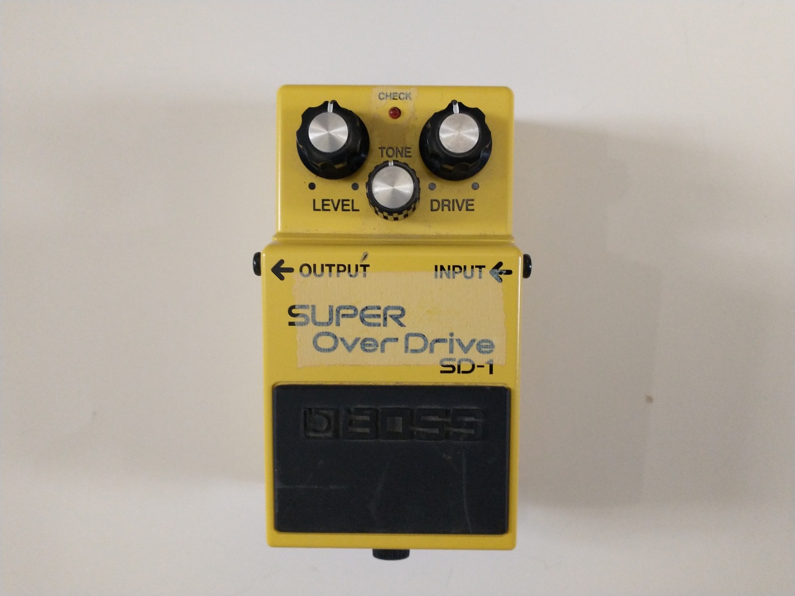 Boss SD-1 Super Overdrive Pedal Guitar Effects stomp box used tested working