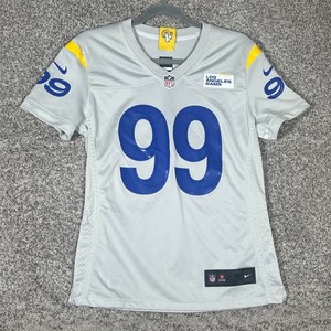 Los Angeles Rams Aaron Donald 99 Womens Nike NFL On Field Jersey Gray Size S