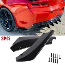 Glossy Black Rear Bumper Lip Diffuser Splitter Canard For Subaru Wrx Impreza
