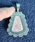 Beautiful 925 Native American Sterling Silver and Natural Stone Pendant EPOC  — photo 2