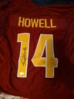 Autographed Football Sam Howell Washington Football Team