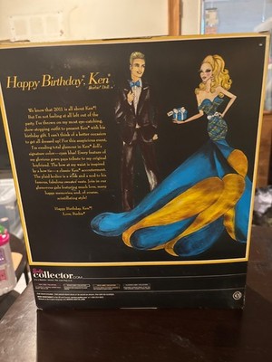 Mattel Barbie Collector Happy Birthday Ken Glamour Doll (V0438