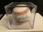 Fergie Jenkins Chicago Cubs AUTOGRAPHED BASEBALL & CUBE mlb #0075