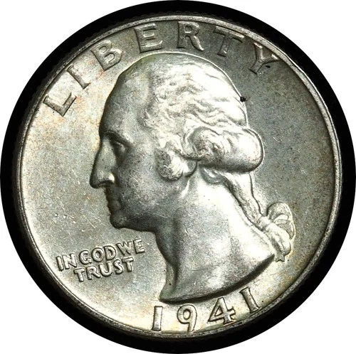 1941 Washington Quarter BU