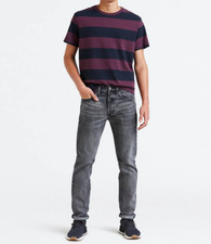 NWT Men's Levi's Premium 501 Taper Fit Jeans Stretch 288940121 Gray