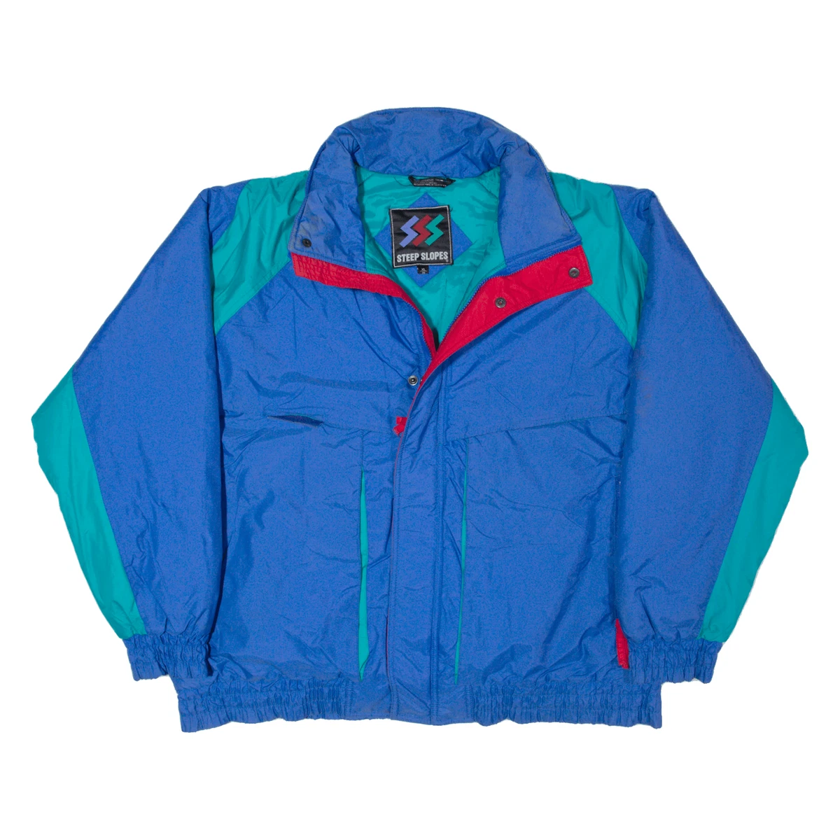 STEEP SLOPES Insulated Shell Jacket Blue Nylon Mens XL eBay