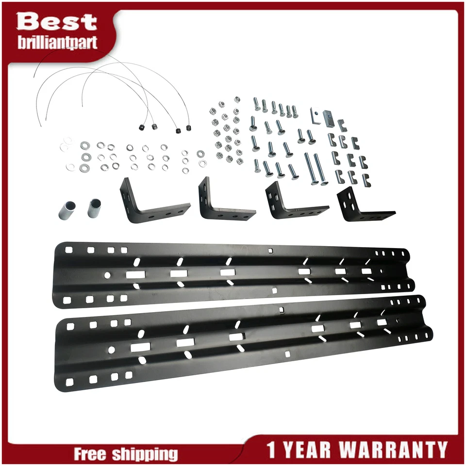 Wheel Mounting Rail Kit Trailer Hitch Mount For 1975-2003 Chevrolet K20 Dodge Foto 3 de 4