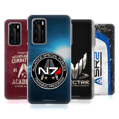 OFFICIAL EA BIOWARE MASS EFFECT 3 BADGES AND LOGOS GEL CASE FOR HUAWEI PHONES 4