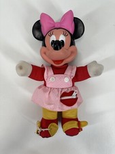 Minnie Mouse Learn To Dress Me Doll 15  Plush Toy Mattel Disney 1989 Vintage