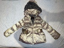CATIMINI GIRL'S JACKET SIZE 2 YEARS GOLDEN WITH HOOD