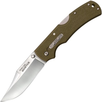 Cold Steel Double Safe Folding Knife 3.5'' 8Cr13MoV Steel Blade Green GFN Handle
