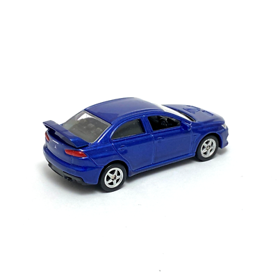 Mitsubishi Lancer Evolution X 10 Blue Welly 1:60 1:64 Series 52343