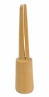 4" Split Wooden Mandrel w/ Slot for Holding Emery Sheets Jewelry Metal Polishing