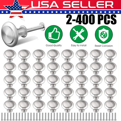 Stainless Steel Cabinet Knobs for Kitchen Door Cupboard Drawer Pulls Handles Lot
