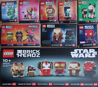 LEGO Brickheadz Collection NEU OVP StarWars Ninjago Spider-Man  