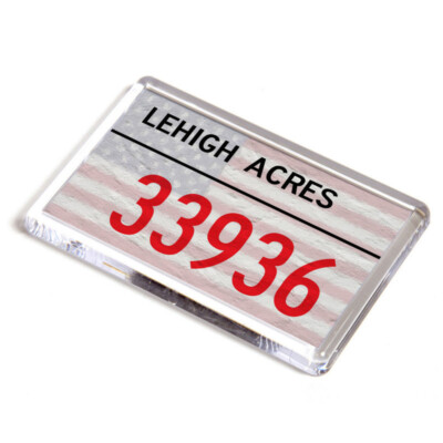 FRIDGE MAGNET - Lehigh Acres, 33936 - US Zip Code