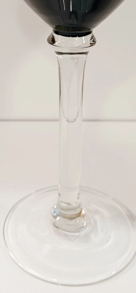 Juego de 4 vasos vintage de Martini negro 6 1/2" Foto 4 de 4