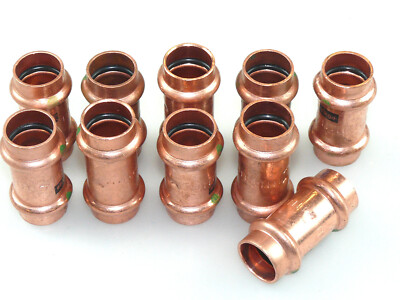 10x VIEGA PROFIPRESS MUFFE 18 MM PRESSFITTINGE PRESSFITTINGS SANPRESS 292744