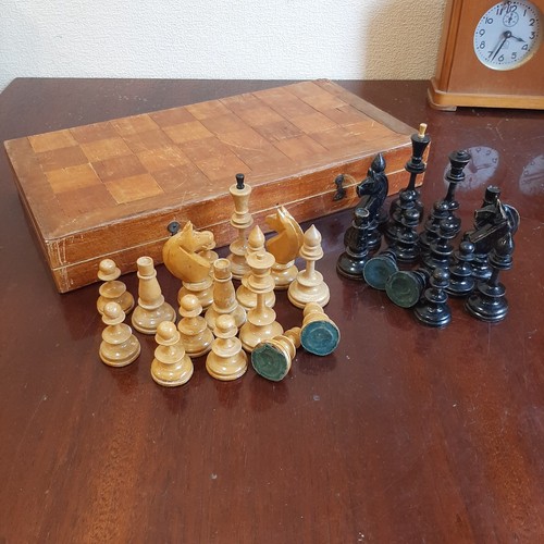 Rare Soviet chess set "Egyptian". Artel "MYUD" 1940s. Old chess of the USSR. - Picture 15 of 23