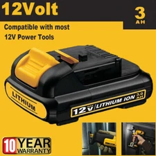 For Dewalt 12v 3.0Ah 12 Volt XR Max Lithium Battery DCB127-2 DCB120 DCB121 TOOLS