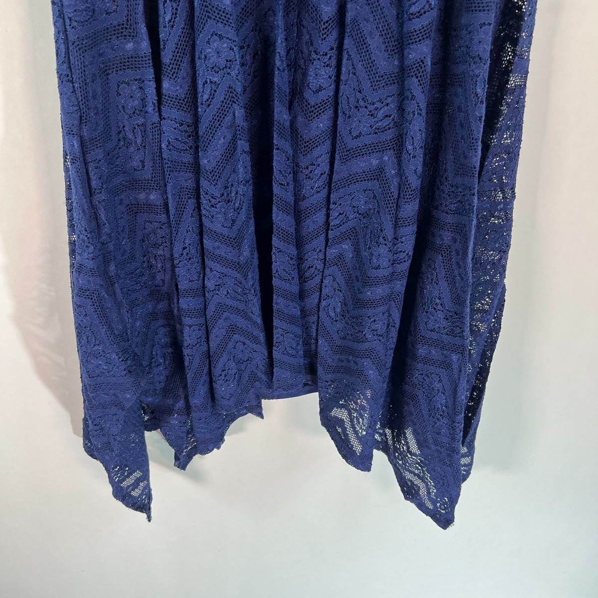 Jessica Simpson Women's Dress Size L Navy Nylon Lace Dress | eBay