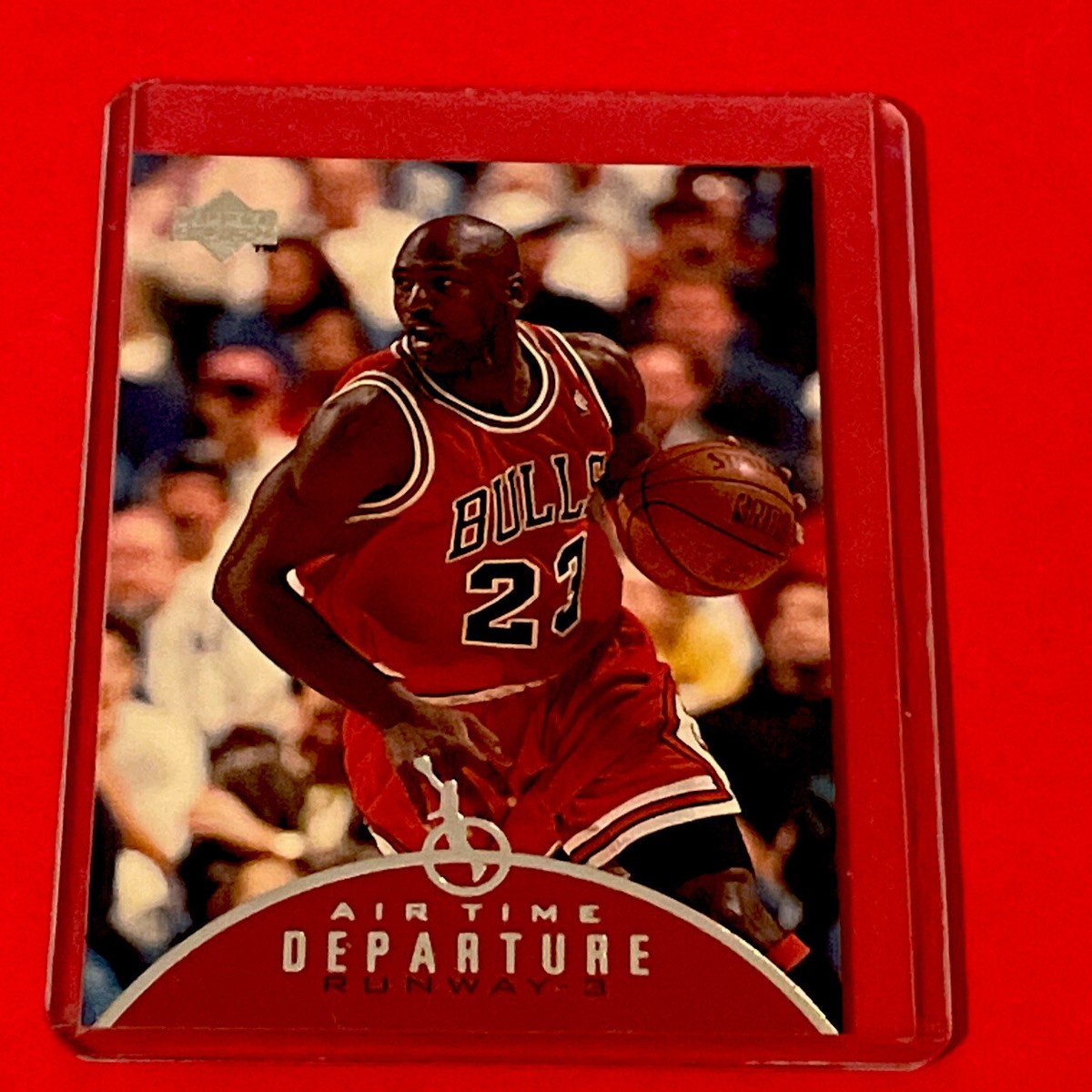 1997- 98 Upper Deck Michael Jordan Air Time Departure #AT3 Hall of