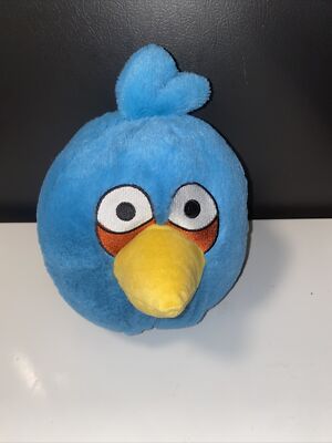 Angry Birds Jay Blue Bird Large 12'' Stuffed Animal Plush Toy 2010 EUC