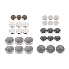 Assorted Button Cell Batteries for Electronic Repairs 30 Piece