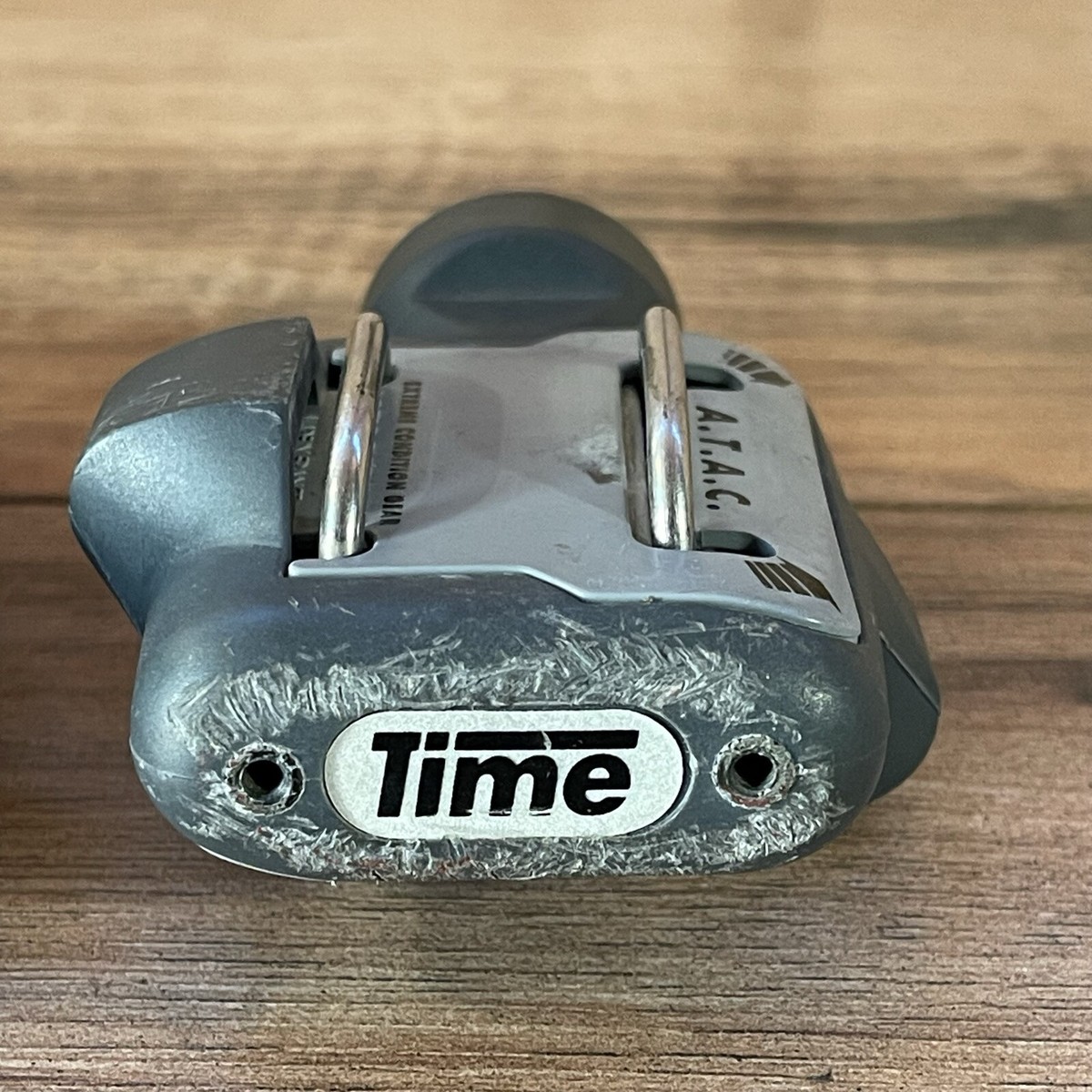 Paire De Pédales VTT TIME Atac Sans Clip - Composite Vintage Bleu/jaune - Occasion