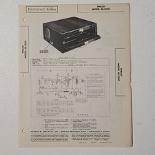 SAMS PHOTOFACT SERVICE MANUAL 29-20 PHILCO RECORD PLAYER 48-1200