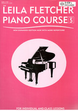 THE LEILA FLETCHER PIANO COURSE BOOK 5 WITH 2 CDs NEW EXPANDED EDITION BRAND NEW