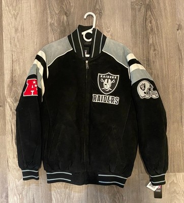 Las Vegas Raiders suede leather jacket 