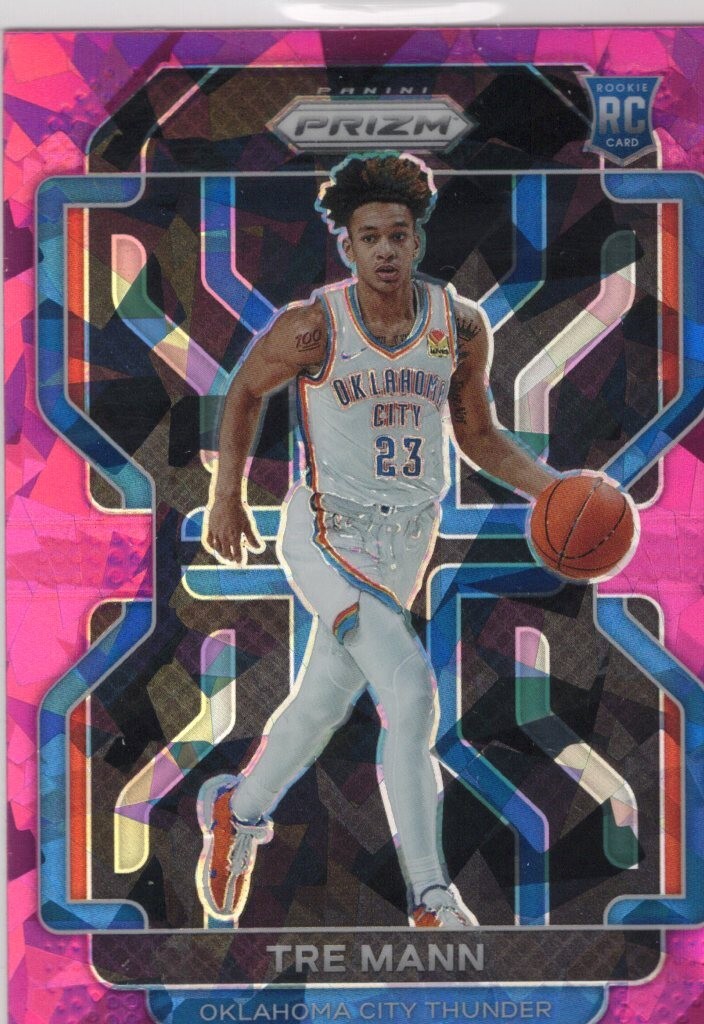 2021-22 Panini Prizm - Tre Mann #274 Ice Prizm (RC)