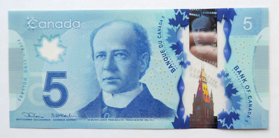 $5 Dollar Canada Banknote Polymer Prefix INR Lane / Macklem CH UNC | eBay