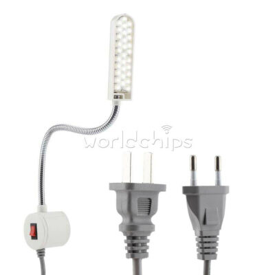 LED Sewing Machine Light Working Gooseneck 6000K Lamp 30 LED for Sewing Machine 
