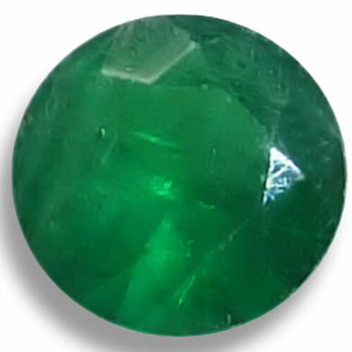 Natural Emerald Round Faceted Loose Gemstones Fine Cut A+ - Picture 12 of 22