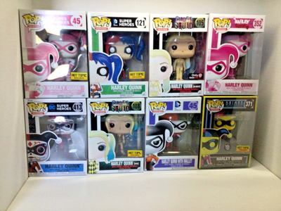 12 Harley Quinn Funko Pop Lot 45 108 121 371 290 Target Diamond W/XL Free  S/H | eBay