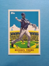 MICHAEL YOUNG 2007 TOPPS FLASHBACK FRIDAYS BASEBALL CARD # FF17 G3892