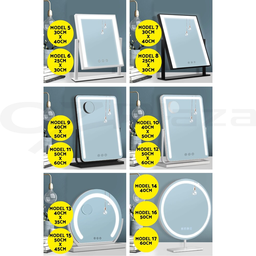 Embellir Makeup Mirror With Light LED Hollywood Standing Tabletop