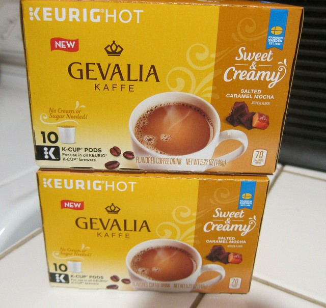 Gevalia Kaffe KCup Pods Sweet Creamy Salted Caramel Mocha