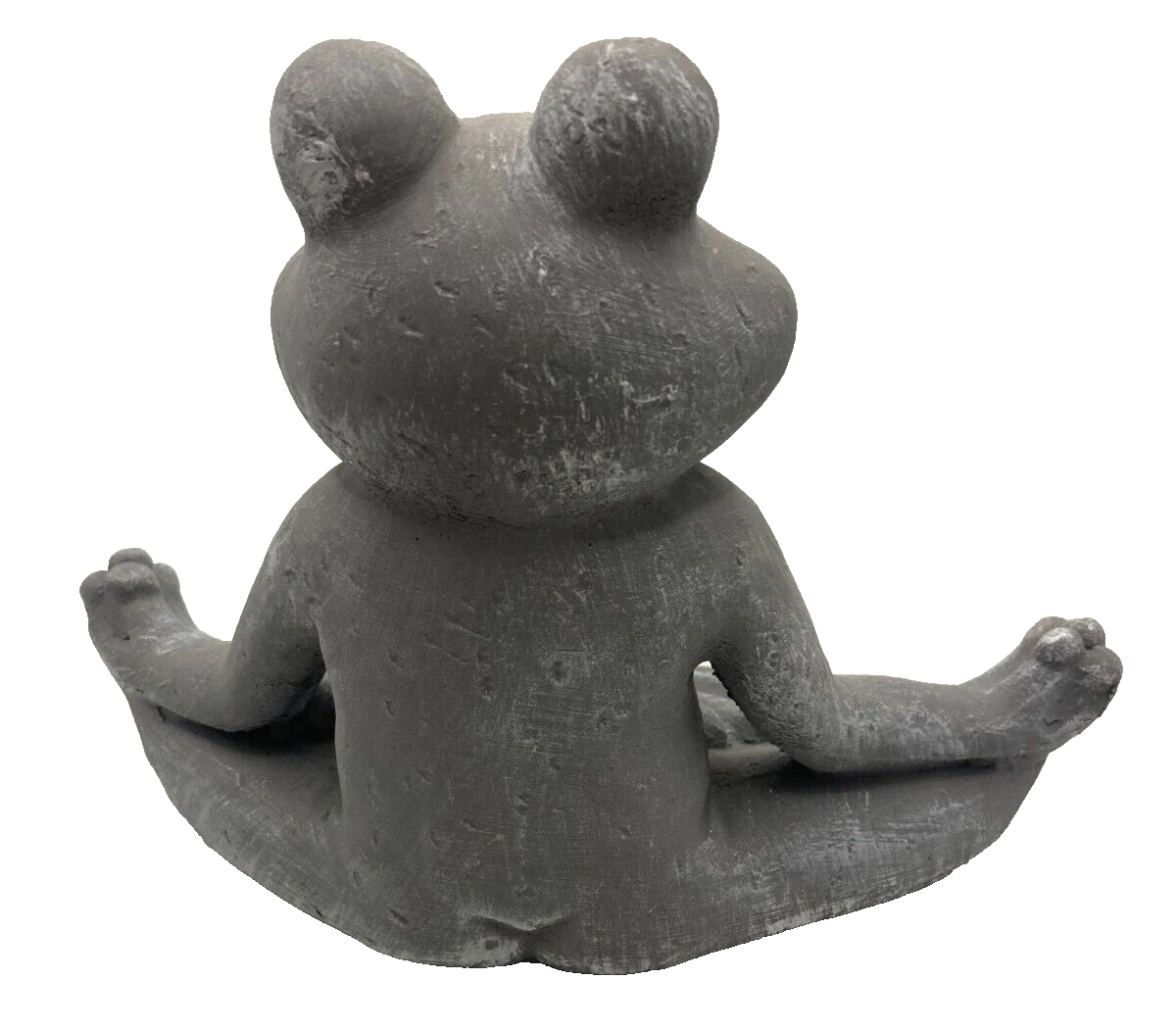 Meditierende Froschfigur Aus Harz – Ca. 15 X 5 X 14,5 Cm | Zen-Garten-Deko Für Innen & Außen | Yoga-Frosch-Skulptur
