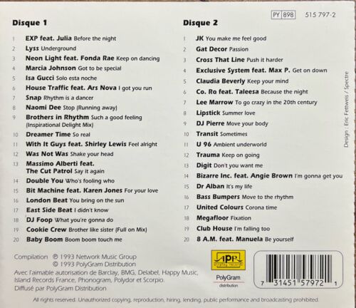 Compilation 2 CD - Tous En Boîte Volume 3 - Dance 90s (NM/NM) - Photo 3/5