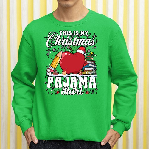 Sudadera para hombre This Is My Christmas Navidad muñeco de nieve elfo Santa novedad regalo saltador - Imagen 6 de 16