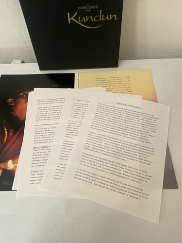 Touchstone Pictures KUNDUN MOVIE PRESS BOOK from MARTIN SCORSESE Film Superb! - Picture 13 of 20