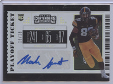 NOAH FANT 2019 PANINI CONTENDERS DRAFT PICKS RC PLAYOFF TICKET AUTO /18 BRONCOS